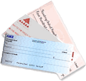 Page de pr�sentation de ch�que-Express accessible aux non-voyants