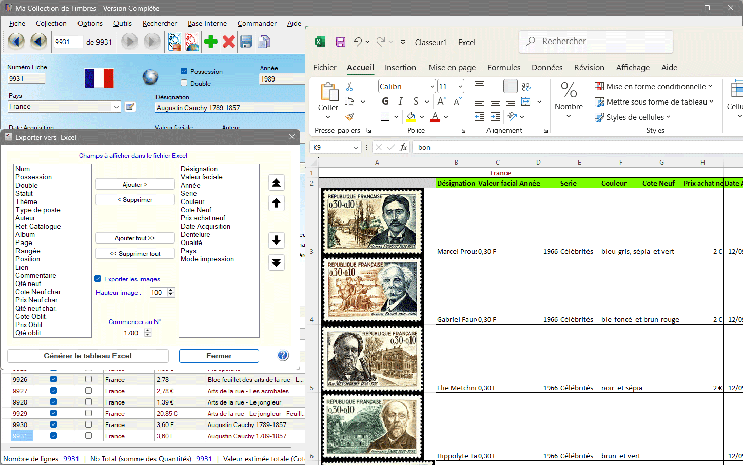 Export Excel