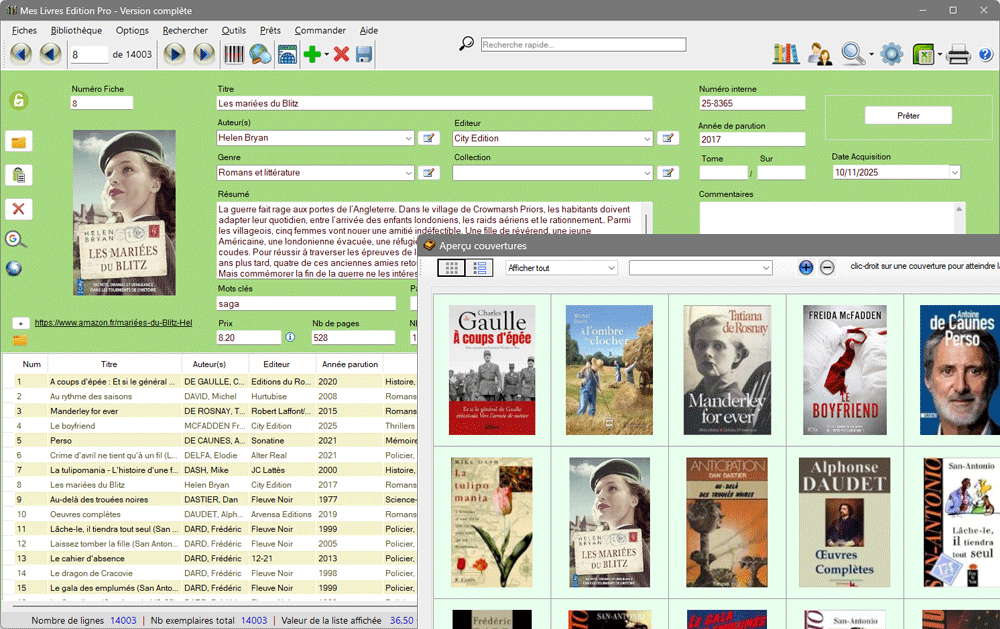 Cliquez pour voir d'autres copies d'écran