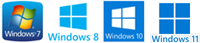 Compatible Windows 7,8,10 et 11